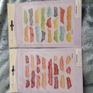 4/$12 Scrapbook Stickers Love Happy Birthday Kids Scrapbooking Forever